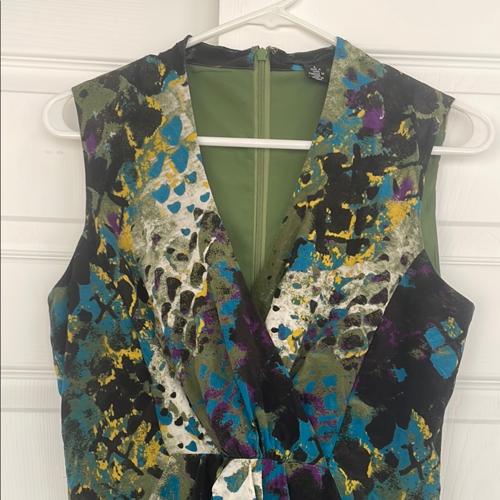 Abstract Multicolor Dress